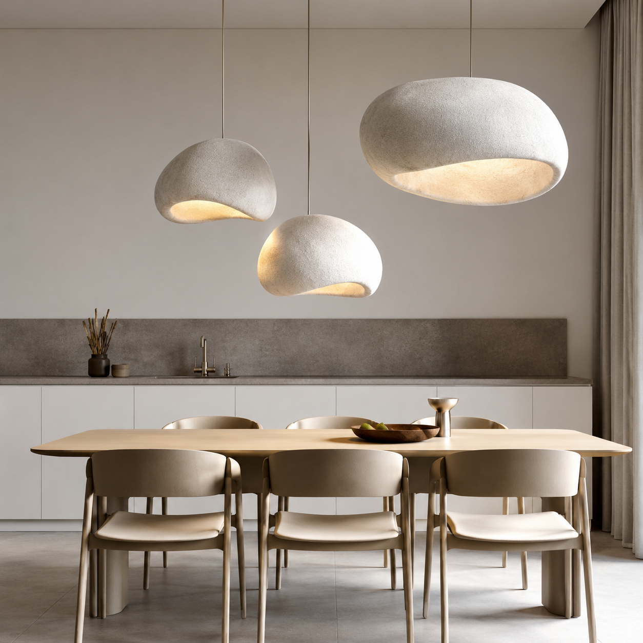 Nordic Wabi-Sabi pendant lights