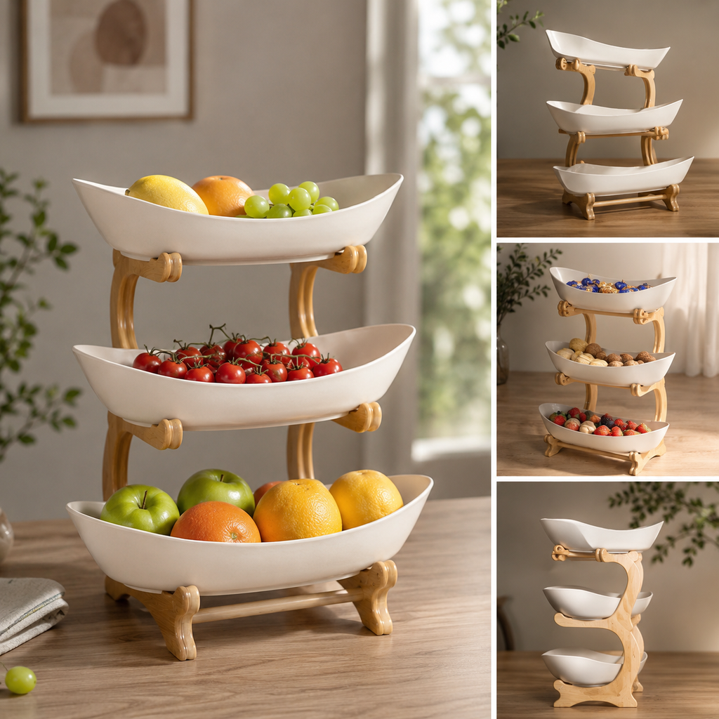 2/3-tier fruit plate.