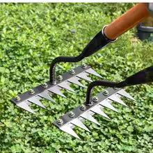 5/6/7/8-tooth carbon steel garden hand rake.